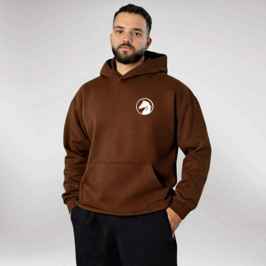 ESSENTIAL BROWN HOODIE
