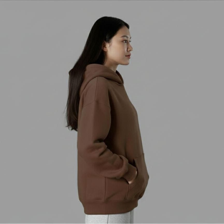 ESSENTIAL BROWN HOODIE