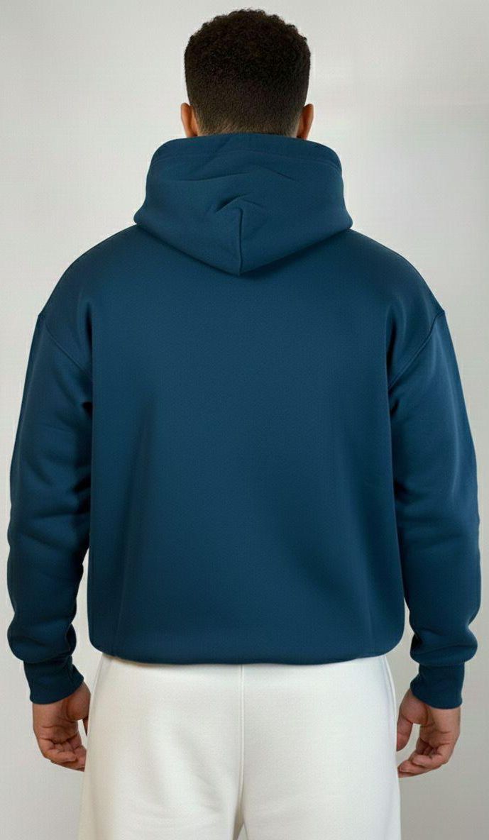 ESSENTIAL PETROL BLUE HOODIE