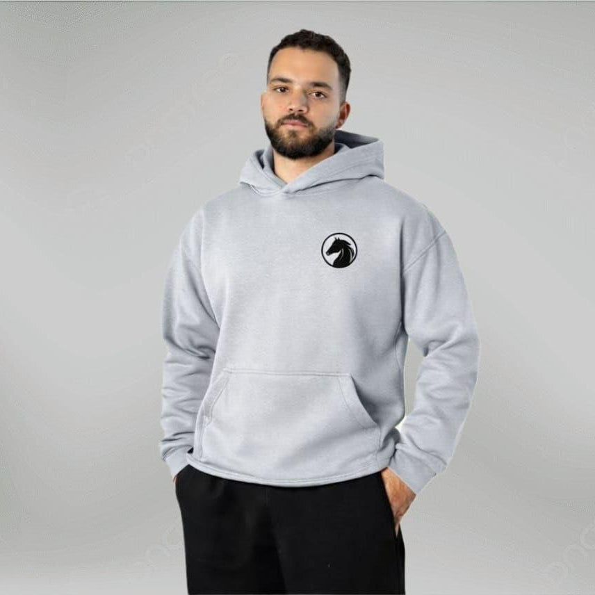 PREMIUM HEATHER GREY HOODIE